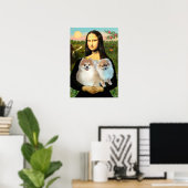 Pomeranian Paar 3 - Mona Lisa Poster (Thuiskantoor)
