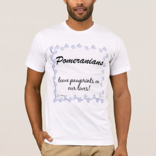 Pomeranian Pawprints T-shirt