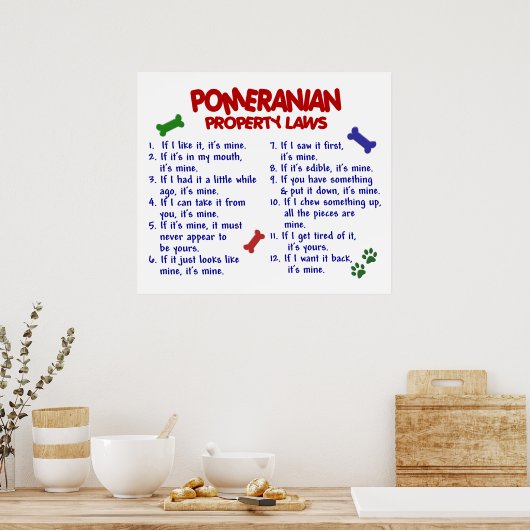 POMERANIAN PL2 POSTER (Keuken)