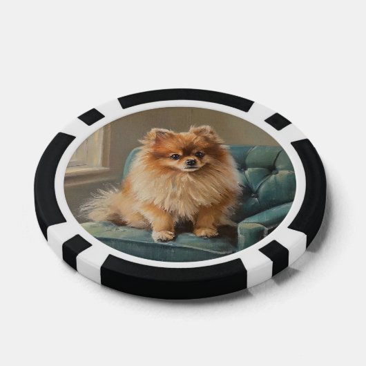 Pomeranian Poker Chips (Enkel)