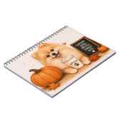 Pomeranian Pompoen Specerij Notitieboek (Linkerzijde)