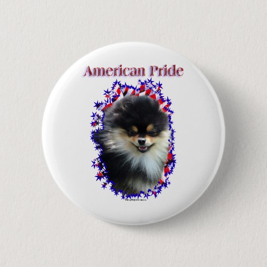 Pomeranian Pride - Button (Voorkant)
