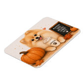 Pomeranian Pumpkin Spice Magneet (Linkerzijde)