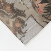 Pomeranian Puppy Trio  Fleece Deken (Hoek)