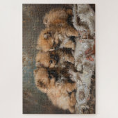 Pomeranian Puppy Trio Legpuzzel (Verticaal)