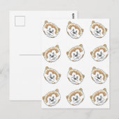 Pomeranian Puppy's Briefkaart (Voorkant / Achterkant)