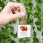 Pomeranian Regenboogbrug Sleutelhanger (Hand)