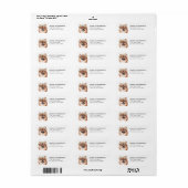 Pomeranian Retouradres Label (Full Sheet)