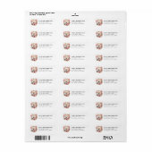 Pomeranian Retouradreslabel Etiket (Full Sheet)