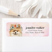 Pomeranian Return Address Labels (Insitu)