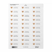 Pomeranian Return Address Labels (Full Sheet)