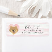 Pomeranian Return Address Labels (Insitu)
