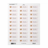 Pomeranian Return Address Labels (Full Sheet)