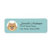 Pomeranian Return Address Labels (Voorkant)