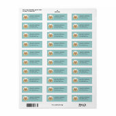 Pomeranian Return Address Labels (Full Sheet)