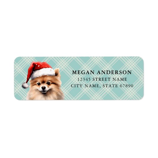 Pomeranian Return Address Labels (Voorkant)