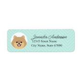 Pomeranian Return Address Labels (Voorkant)