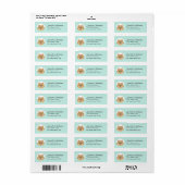 Pomeranian Return Address Labels (Full Sheet)