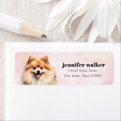Pomeranian Return Address Labels (Insitu)