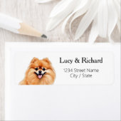 Pomeranian Return Address Labels (Insitu)
