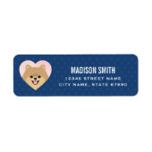 Pomeranian Return Address Labels (Voorkant)
