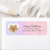 Pomeranian Return Address Labels (Insitu)
