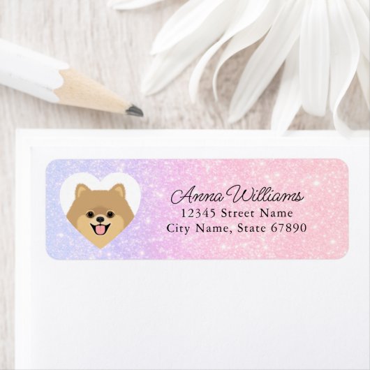 Pomeranian Return Address Labels (Insitu)