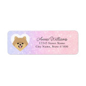 Pomeranian Return Address Labels (Voorkant)