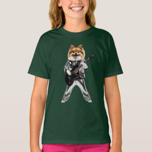 Pomeranian Rockster Kids T-Shirt