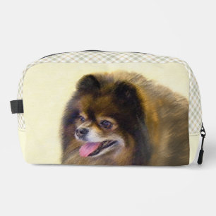 Pomeranian Schilderij Oranje Sable Originele Hond Toilettasje