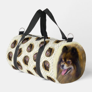 Pomeranian Schilderij Oranje Sable Originele Honde Plunjezak