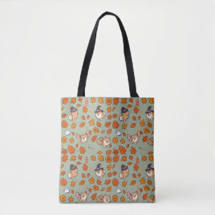 Pomeranian Schoudertas Cute Halloween Kawaii Hond Tote Bag