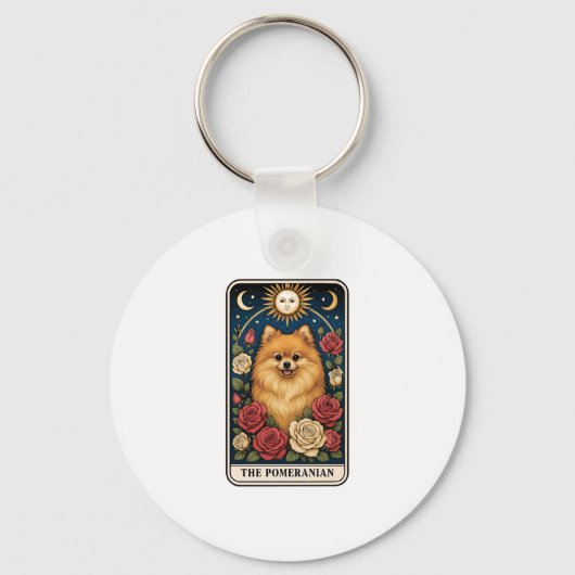 Pomeranian Sleutelhanger (Voorkant)