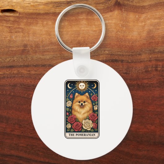 Pomeranian Sleutelhanger (Voorkant)