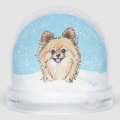 Pomeranian Sneeuwbol (Achterkant)