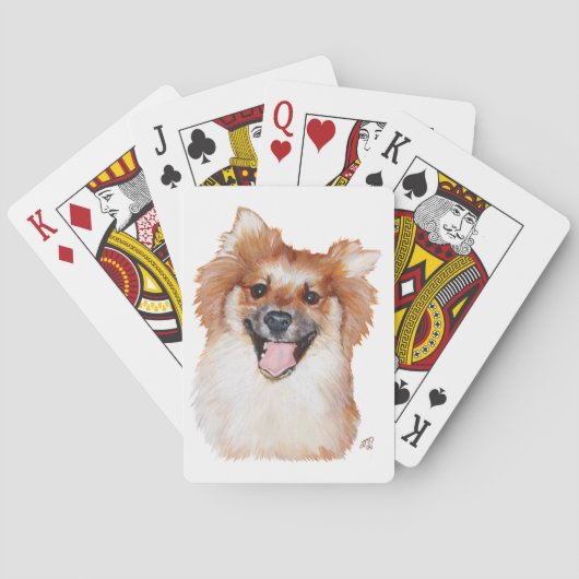 Pomeranian Speelkaarten (Achterkant)