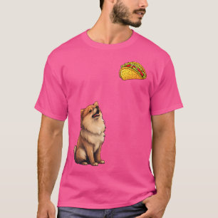 Pomeranian Staart Naar Taco Pomeranian T-shirt