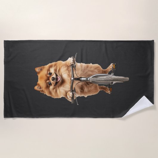 Pomeranian Strandlaken (Voorkant)