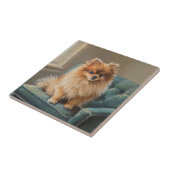 Pomeranian Tegeltje (Zijkant)