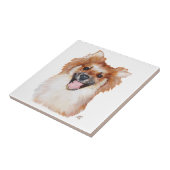 Pomeranian Tegeltje (Zijkant)