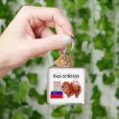 Pomeranian Terug naar School Sleutelhanger (Hand)