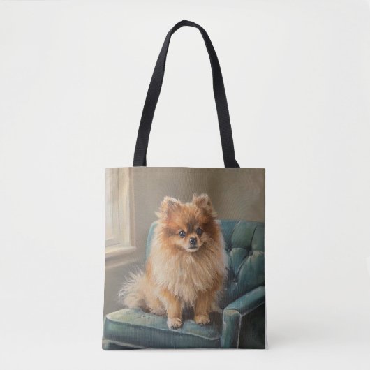 Pomeranian Tote Bag (Voorkant)