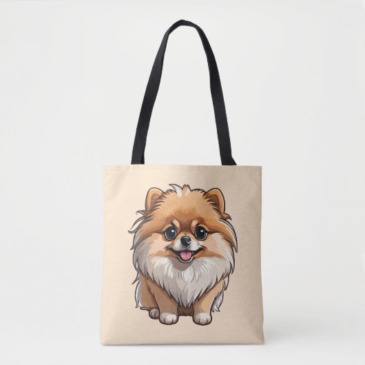Pomeranian Tote Bag (Voorkant)