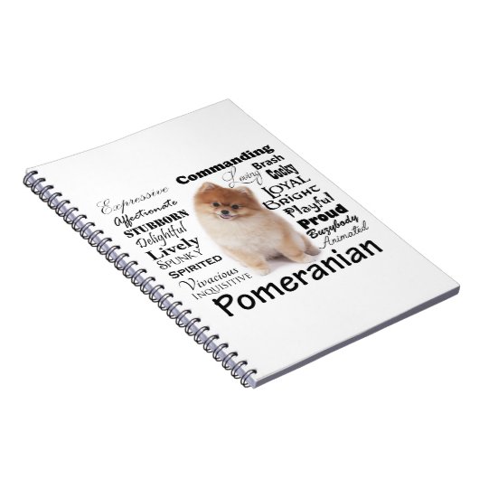 Pomeranian Traits Notitieboek (Rechterzijde)