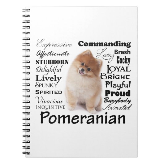 Pomeranian Traits Notitieboek (Voorkant)