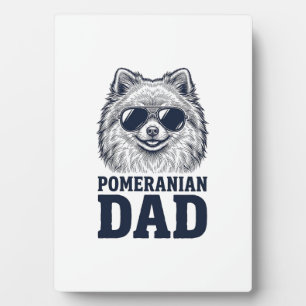 Pomeranian vader vintage gravure hond liefhebber d fotoplaat