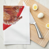 Pomeranian Valentijn Theedoek (Quarter Fold)