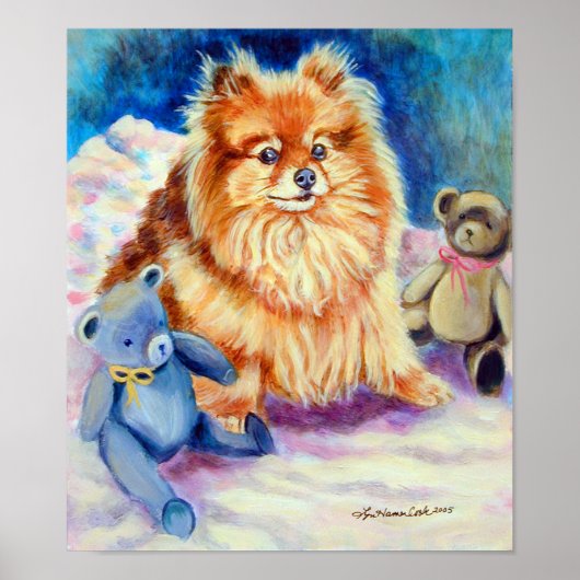 Pomeranian Wall Print (Voorkant)