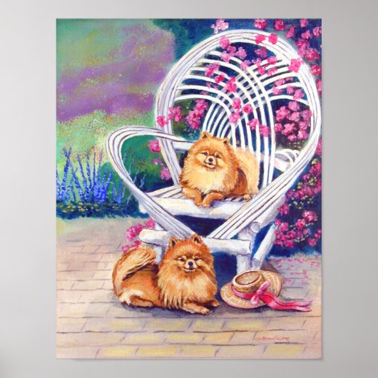 Pomeranian Wall Print (Voorkant)