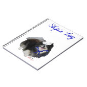 Pomeranian Zeiler Notitieboek (Linkerzijde)